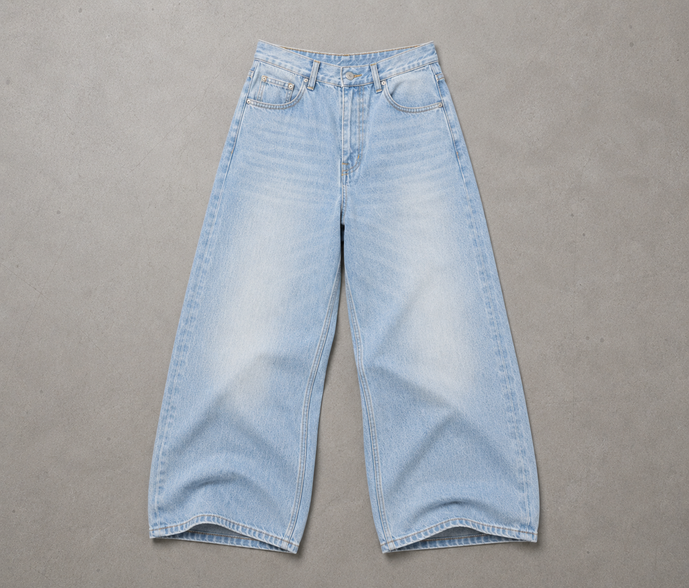 THE SIGNATURE BAGGY JEANS-LIGHT BLUE WASH