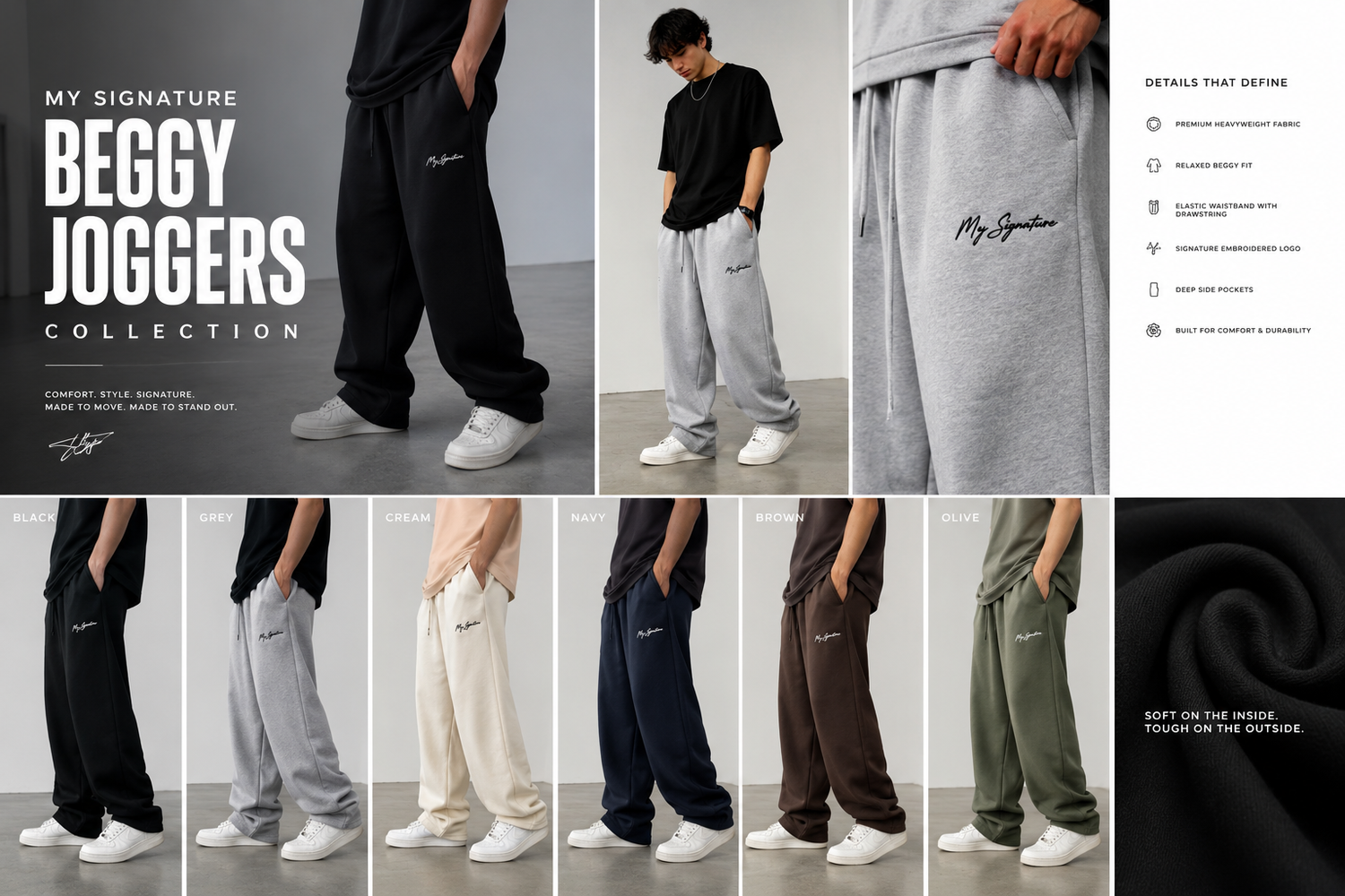 THE SIGNATURE BEGGY JOGGERS