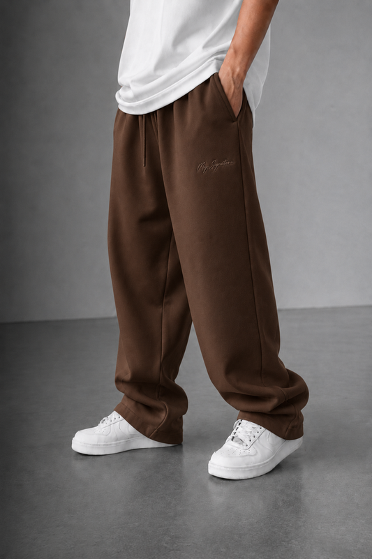 THE SIGNATURE BROWN BEGGY JOGGERS