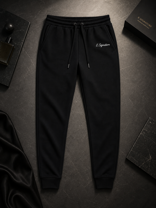 THE SIGNATURE POLO BLACK JOGGERS