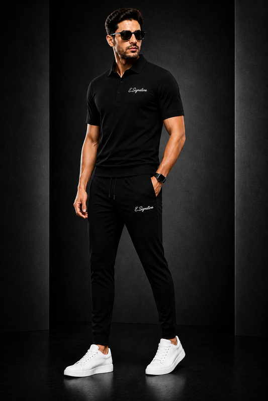 THE SIGNATURE BLACK TRACK SUIT