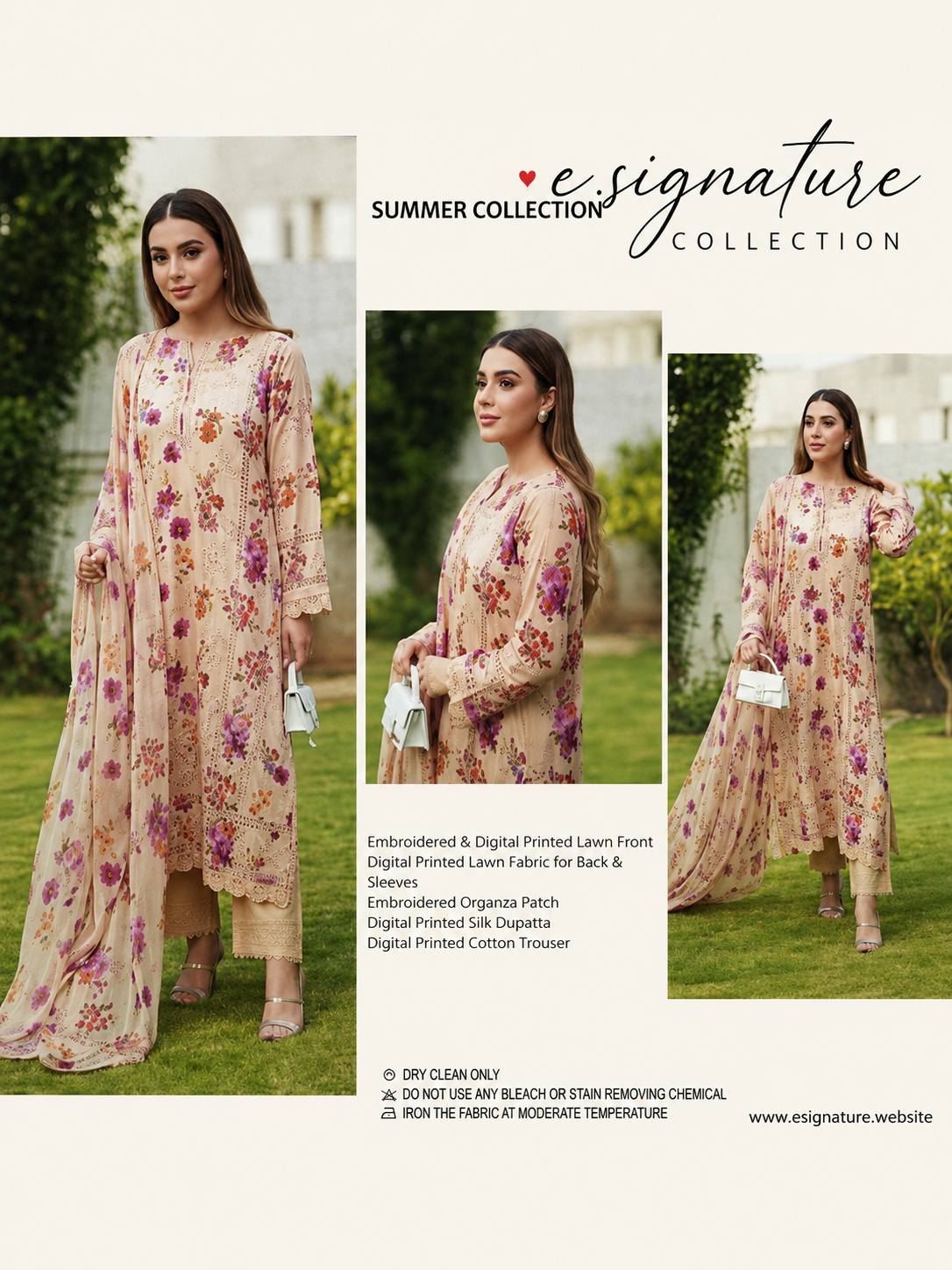 LUXURY EMBROIDERED 2-PIECE LAWN SUIT