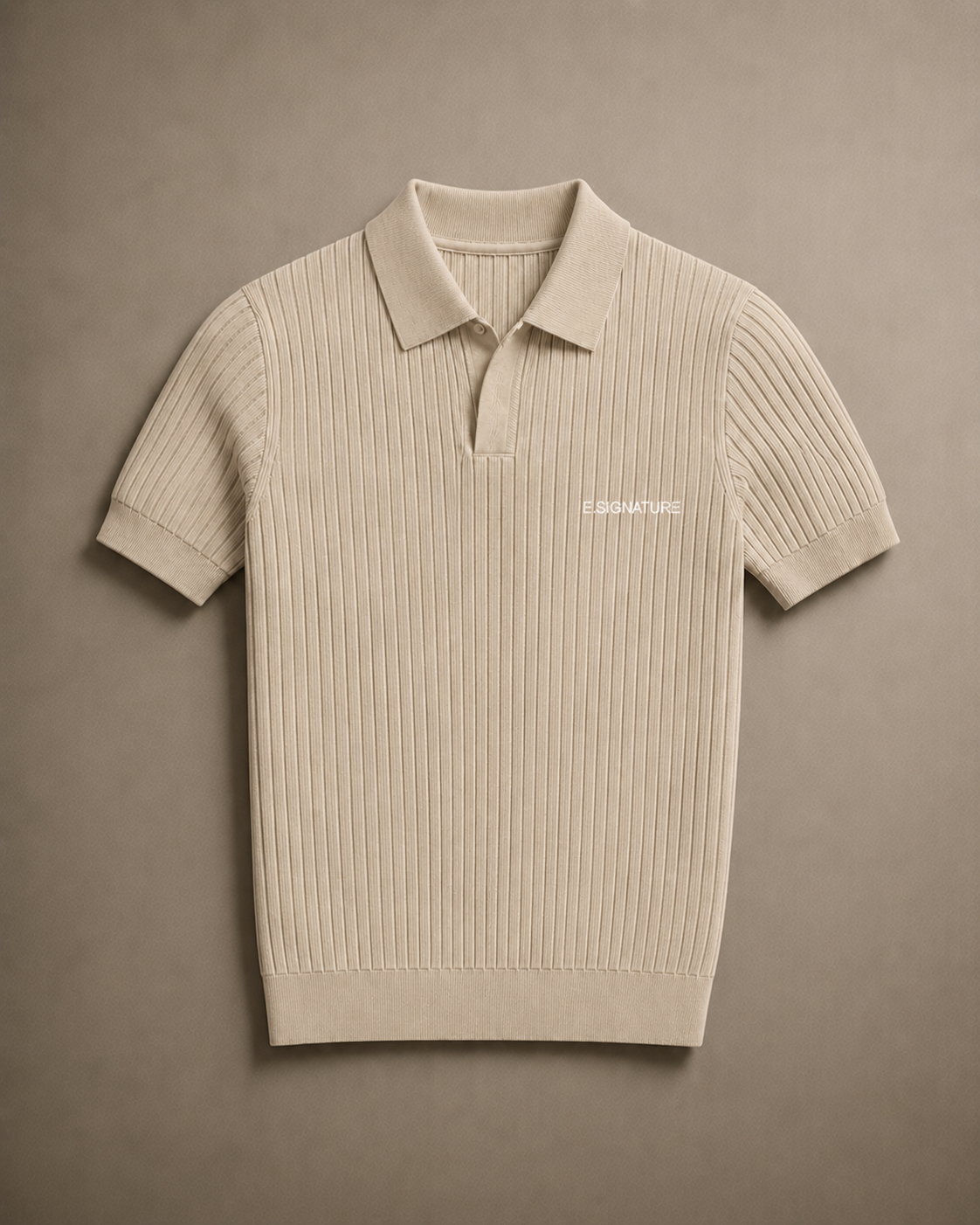 THE SIGNATURE BEIGE T-SHIRT
