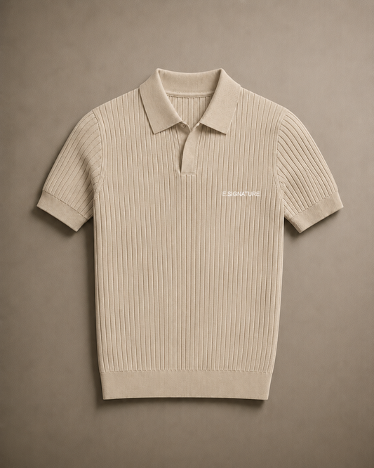 THE SIGNATURE BEIGE T-SHIRT