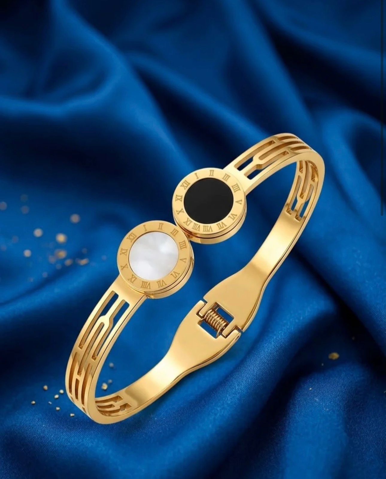 E.SIGNATURE PREMIUM GOLD PLATED BUTTERFLY & FLORAL CHARM BANGLE NEW DESGINS FOR GIRLS