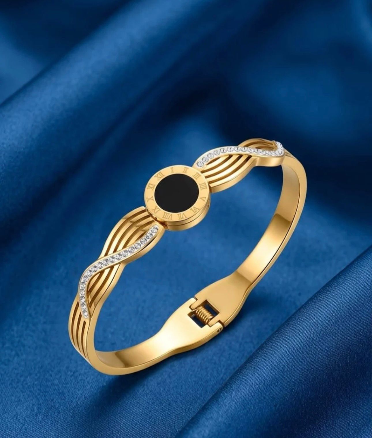 E.SIGNATURE PREMIUM GOLD PLATED BUTTERFLY & FLORAL CHARM BANGLE NEW DESGINS FOR GIRLS